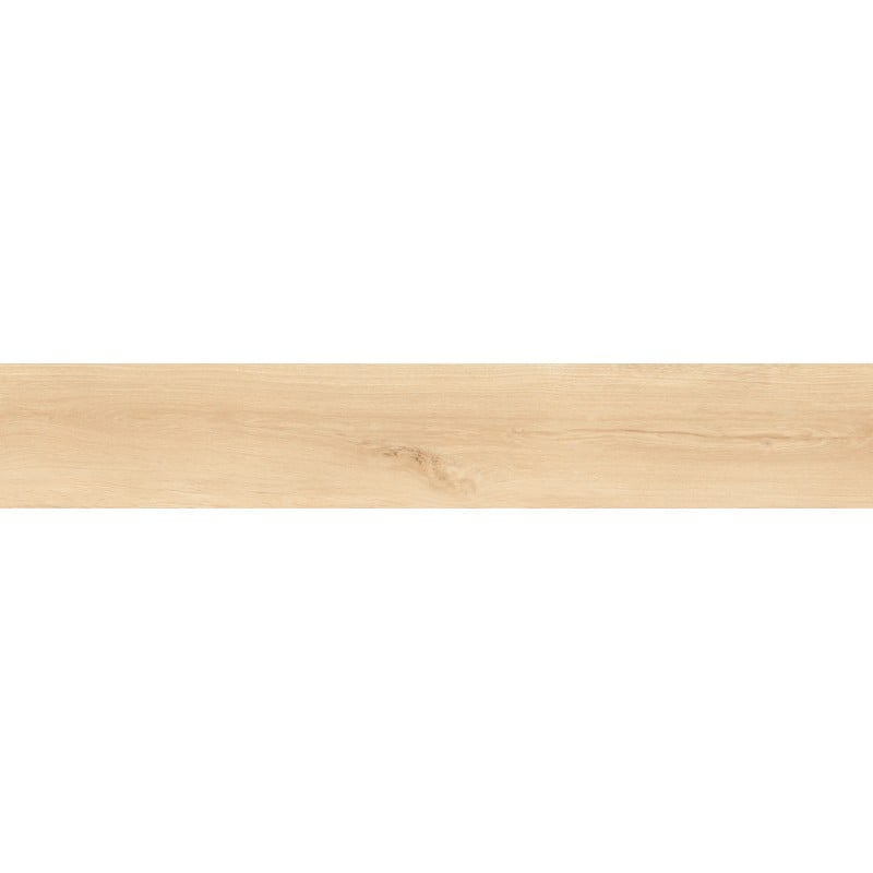 Mexen Liston Avorio grès émaillé rectifié G1, carreau effet bois sol-mur 120 x 20 cm, mat - TL607-120-020-00