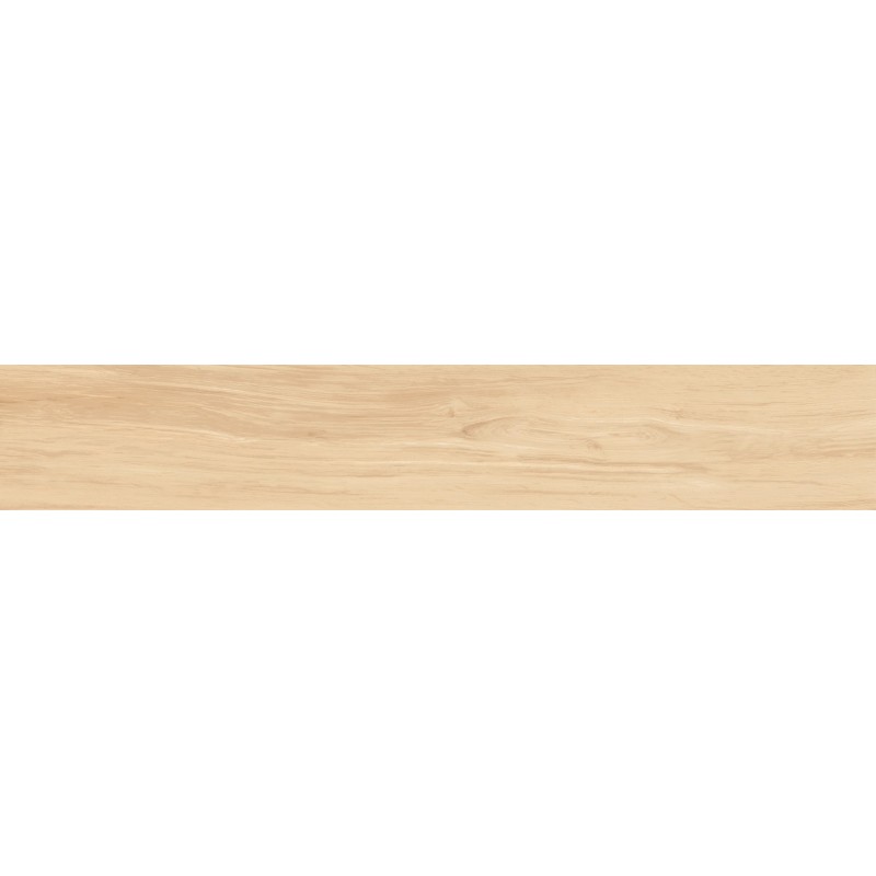 Mexen Liston Avorio grès émaillé rectifié G1, carreau effet bois sol-mur 120 x 20 cm, mat - TL607-120-020-00