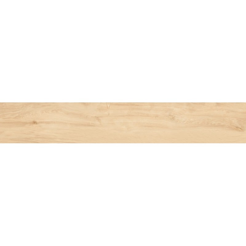 Mexen Liston Avorio grès émaillé rectifié G1, carreau effet bois sol-mur 120 x 20 cm, mat - TL607-120-020-00
