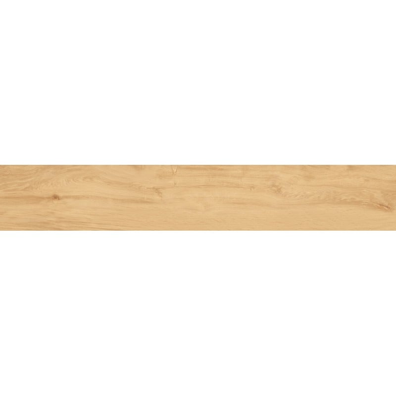 Mexen Liston Grès émaillé beige, carreau rectifié imitant le bois pour sol et mur 120 x 20 cm, mat - TL607-120-020-01