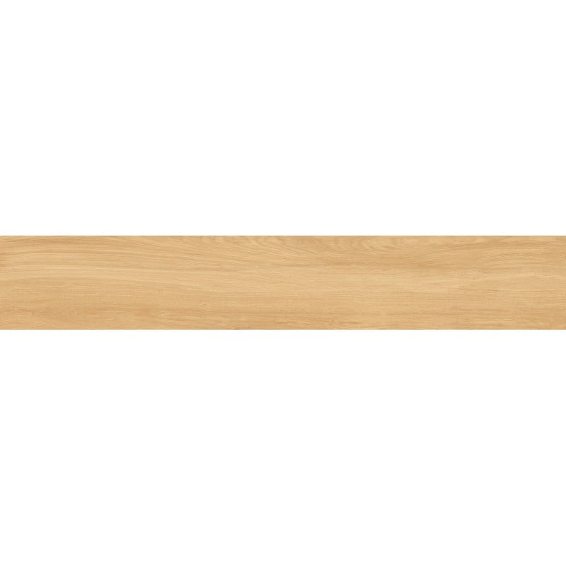 Mexen Liston Grès émaillé beige, carreau rectifié imitant le bois pour sol et mur 120 x 20 cm, mat - TL607-120-020-01