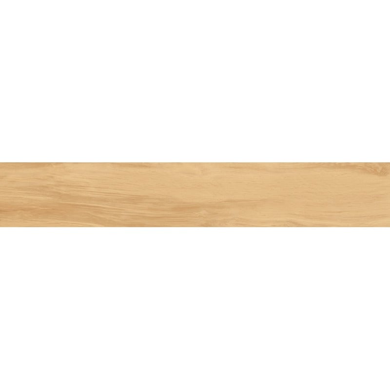 Mexen Liston Grès émaillé beige, carreau rectifié imitant le bois pour sol et mur 120 x 20 cm, mat - TL607-120-020-01