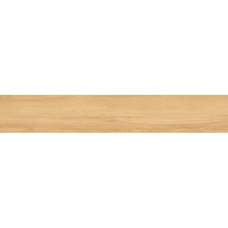 Mexen Liston Grès émaillé beige, carreau rectifié imitant le bois pour sol et mur 120 x 20 cm, mat - TL607-120-020-01