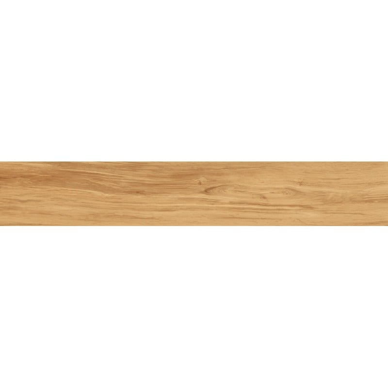 Mexen Liston Gres émaillé rectifié miel G1, carreau imitation bois pour sol et mur 120 x 20 cm, mat - TL607-120-020-02