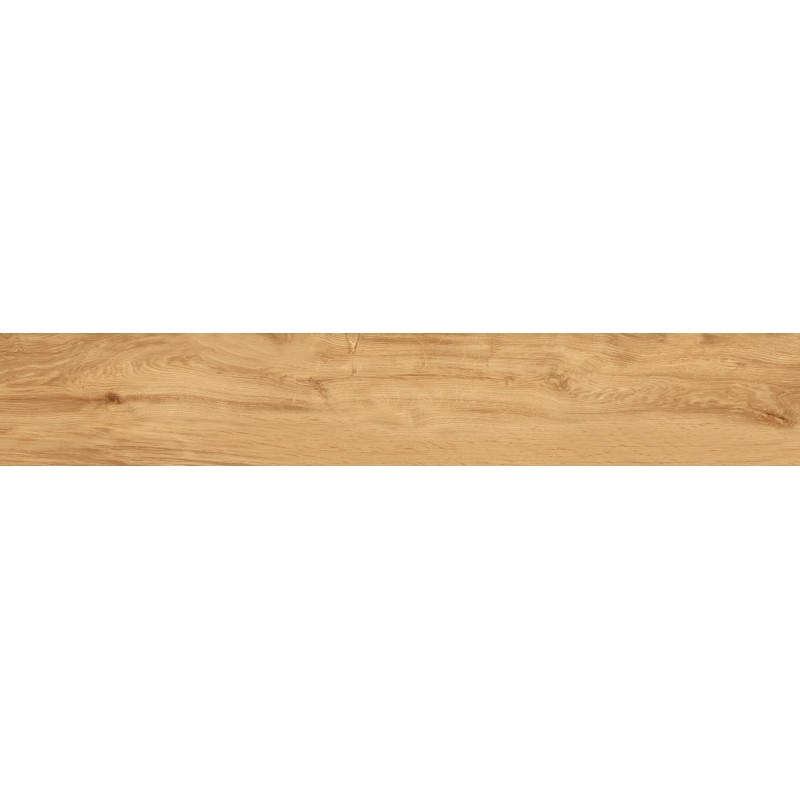 Mexen Liston Gres émaillé rectifié miel G1, carreau imitation bois pour sol et mur 120 x 20 cm, mat - TL607-120-020-02