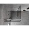 Mexen Mist-B cabine de douche pivotante 80 x 80 cm, transparent, chrome - 8A2T-080-080-01-00