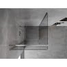Mexen Mist-B cabine de douche pivotante 100 x 100 cm, transparent, chrome - 8A2T-100-100-01-00
