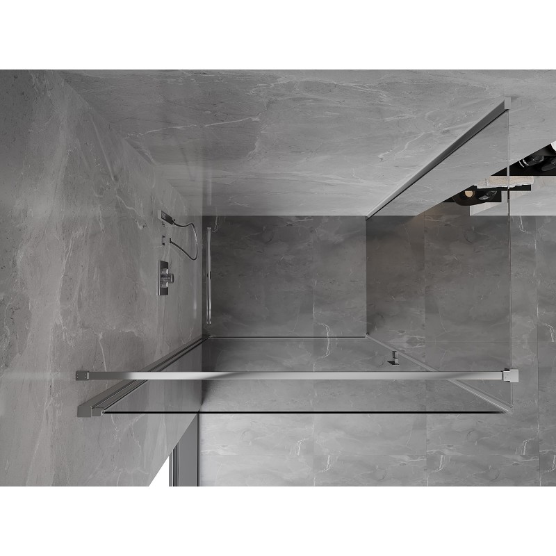 Mexen Mist-B cabine de douche pivotante 85 x 80 cm, transparent, chrome - 8A2T-085-080-01-00