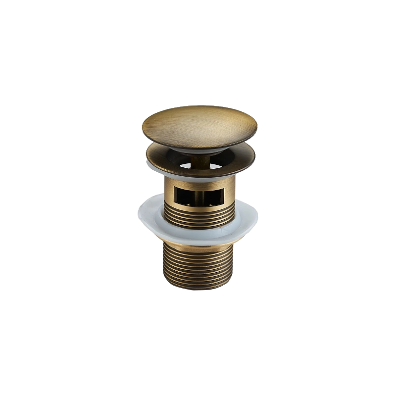 Mexen bouchon rond clic-clack avec trop-plein, Bronze antique - 79920-30