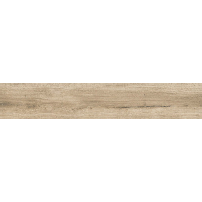 Mexen Lumiere Nature grès émaillé rectifié G1, carreau effet bois sol-mur 120 x 20 cm, mat - TL608-120-020-01