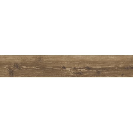 Mexen Lumiere Nogal grès vitrifié rectifié G1, carreau d'aspect bois pour sol et mur 120 x 20 cm, mat - TL608-120-020-02