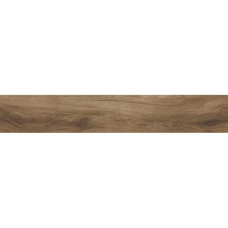 Mexen Lumiere Nogal grès vitrifié rectifié G1, carreau d'aspect bois pour sol et mur 120 x 20 cm, mat - TL608-120-020-02