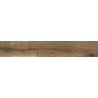 Mexen Lumiere Nogal grès vitrifié rectifié G1, carreau d'aspect bois pour sol et mur 120 x 20 cm, mat - TL608-120-020-02