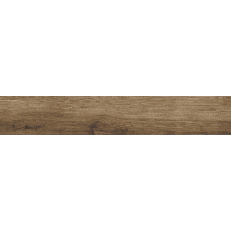 Mexen Lumiere Nogal grès vitrifié rectifié G1, carreau d'aspect bois pour sol et mur 120 x 20 cm, mat - TL608-120-020-02