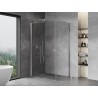 Mexen Mist-B cabine de douche pivotante 75 x 110 cm, transparent, chrome - 8A2T-075-110-01-00
