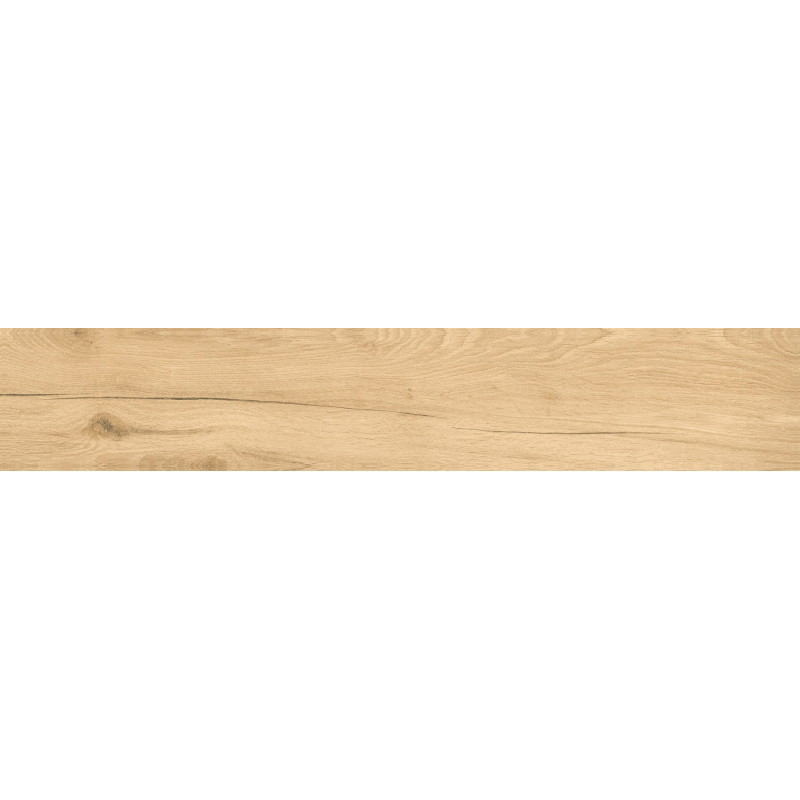 Mexen Lumiere Carrelage rectifié en grès émaillé Roble, imitation bois, pour sol et mur 120 x 20 cm, mat - TL608-120-020-03