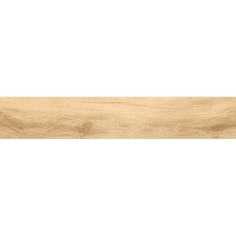 Mexen Lumiere Carrelage rectifié en grès émaillé Roble, imitation bois, pour sol et mur 120 x 20 cm, mat - TL608-120-020-03