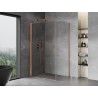 Mexen Mist-B cabine de douche pivotante 95 x 80 cm, transparent, cuivre brossé - 8A2T-095-080-65-00