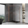Mexen Mist-B  cabine de douche pivotante 80 x 85 cm, transparent, cuivre brossé - 8A2T-080-085-65-00