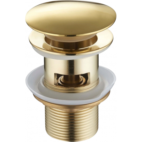 Mexen bouchon rond clic-clack avec trop-plein, Or - 79920-50