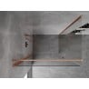Mexen Mist-B  cabine de douche pivotante 100 x 75 cm, transparent, cuivre brossé - 8A2T-100-075-65-00