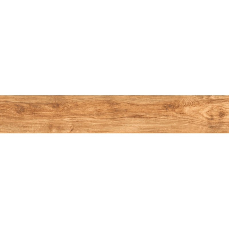 Mexen Meranti Grès marron émaillé rectifié G1, carrelage de sol et mural aspect bois 120 x 20 cm, mat - TL609-120-020-02