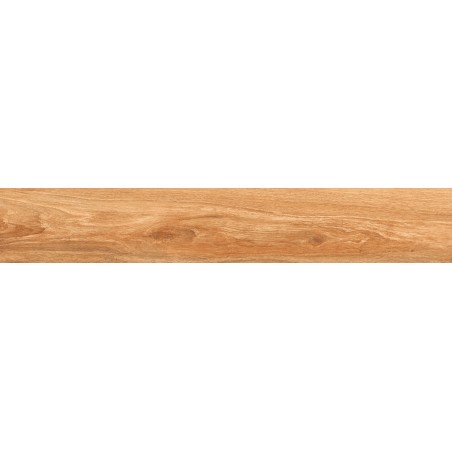 Mexen Meranti Grès marron émaillé rectifié G1, carrelage de sol et mural aspect bois 120 x 20 cm, mat - TL609-120-020-02
