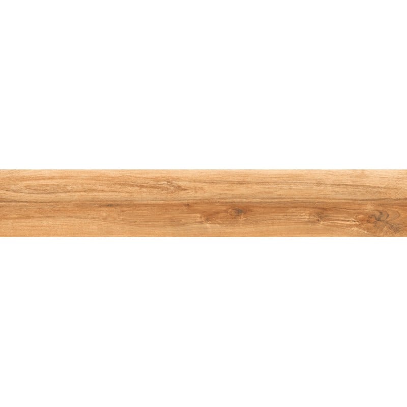Mexen Meranti Grès marron émaillé rectifié G1, carrelage de sol et mural aspect bois 120 x 20 cm, mat - TL609-120-020-02