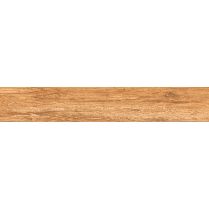 Mexen Meranti Grès marron émaillé rectifié G1, carrelage de sol et mural aspect bois 120 x 20 cm, mat - TL609-120-020-02