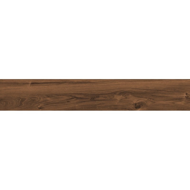 Mexen Meranti Choco gres émaillé rectifié G1, carreau effet bois pour sol et mur 120 x 20 cm, mat - TL609-120-020-03