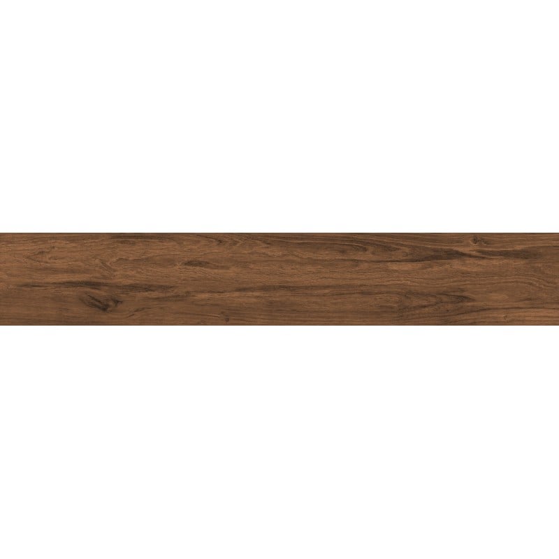 Mexen Meranti Choco gres émaillé rectifié G1, carreau effet bois pour sol et mur 120 x 20 cm, mat - TL609-120-020-03