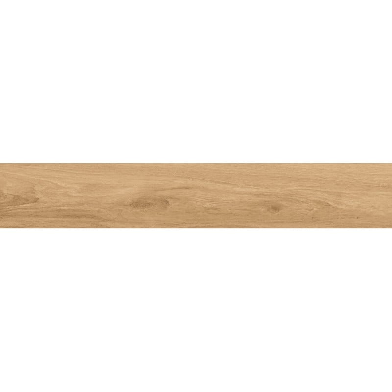 Mexen Meranti Carreau émaillé rectifié Miele G1, carreau de sol et mural aspect bois 120 x 20 cm, mat - TL609-120-020-05