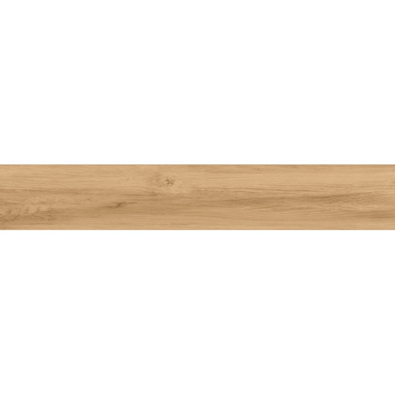 Mexen Meranti Carreau émaillé rectifié Miele G1, carreau de sol et mural aspect bois 120 x 20 cm, mat - TL609-120-020-05