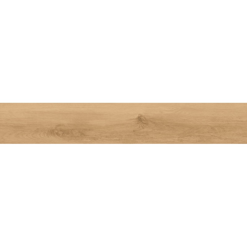 Mexen Meranti Carreau émaillé rectifié Miele G1, carreau de sol et mural aspect bois 120 x 20 cm, mat - TL609-120-020-05