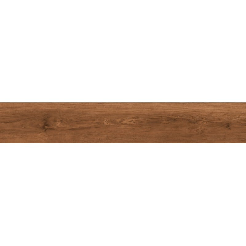 Mexen Meranti Nocciola grès émaillé rectifié G1, carreau imitant le bois pour sol et mur 120 x 20 cm, mat - TL609-120-020-06