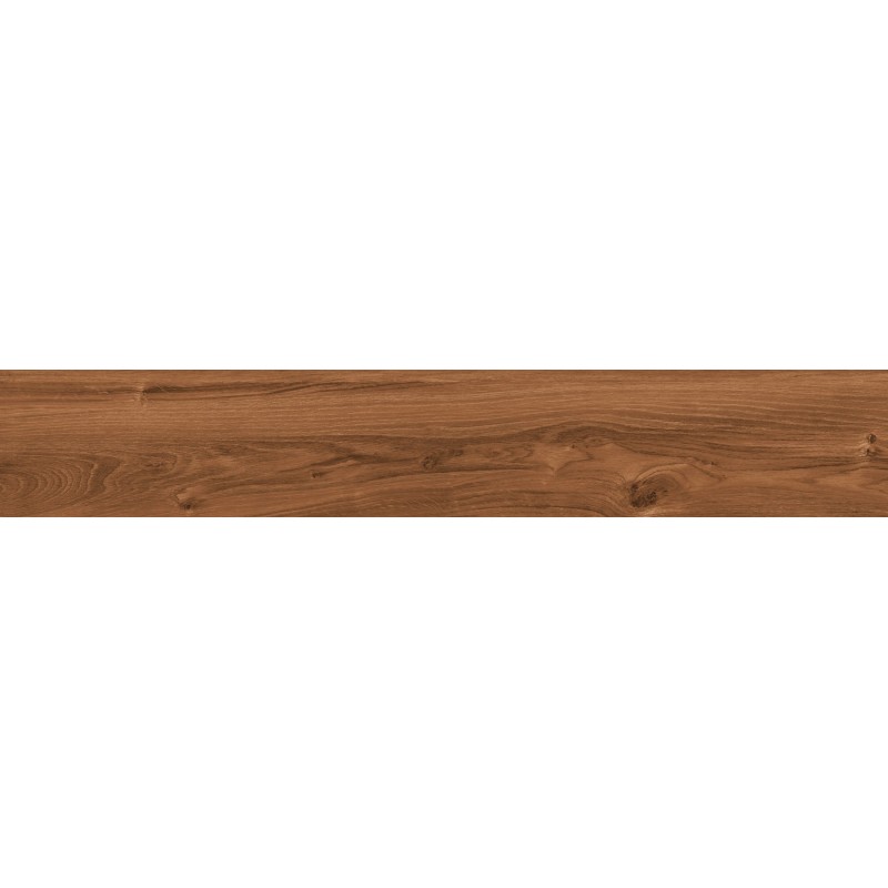 Mexen Meranti Nocciola grès émaillé rectifié G1, carreau imitant le bois pour sol et mur 120 x 20 cm, mat - TL609-120-020-06