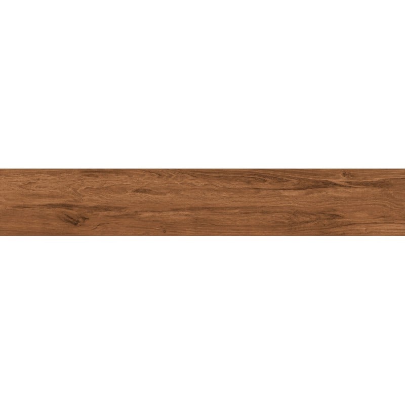 Mexen Meranti Nocciola grès émaillé rectifié G1, carreau imitant le bois pour sol et mur 120 x 20 cm, mat - TL609-120-020-06