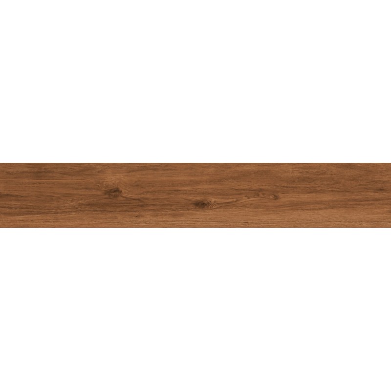 Mexen Meranti Nocciola grès émaillé rectifié G1, carreau imitant le bois pour sol et mur 120 x 20 cm, mat - TL609-120-020-06