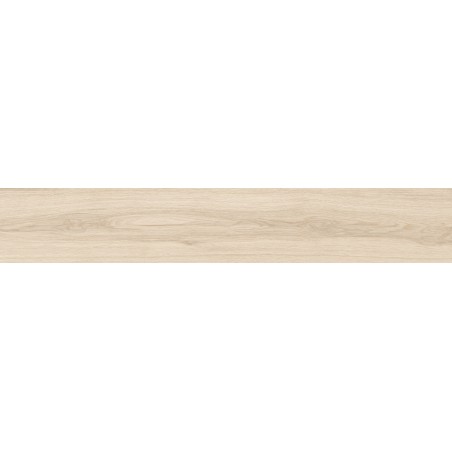 Mexen Hirera Avorio grès émaillé rectifié G1, carreau effet bois sol/mur 120 x 20 cm, mat - TL611-120-020-00