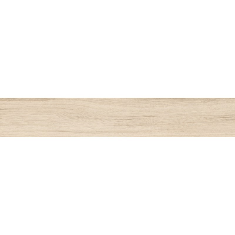 Mexen Hirera Avorio grès émaillé rectifié G1, carreau effet bois sol/mur 120 x 20 cm, mat - TL611-120-020-00