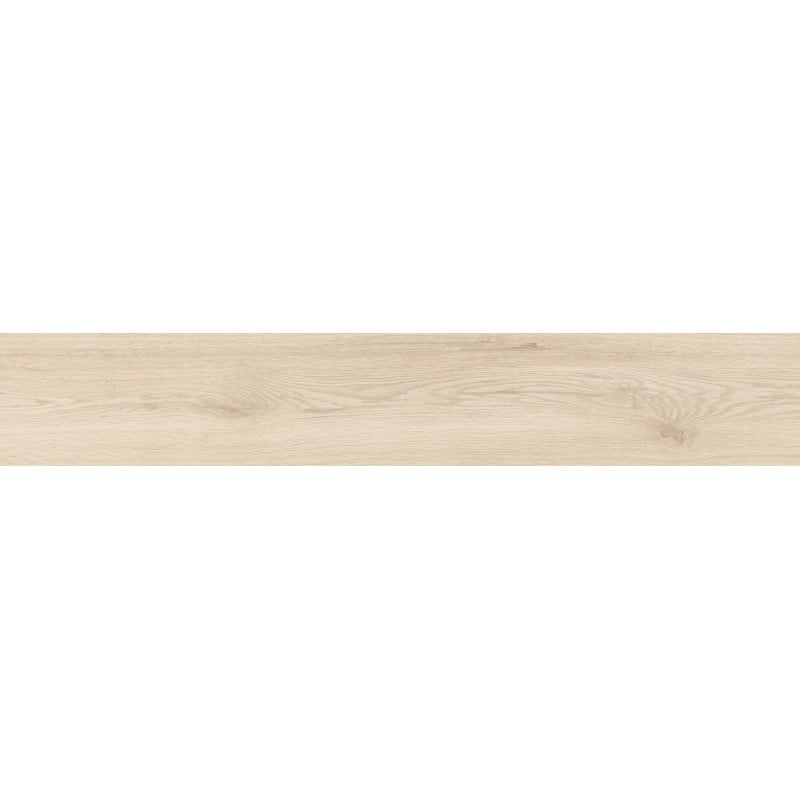 Mexen Hirera Avorio grès émaillé rectifié G1, carreau effet bois sol/mur 120 x 20 cm, mat - TL611-120-020-00