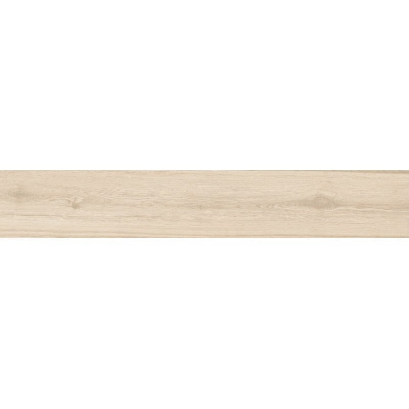 Mexen Hirera Avorio grès émaillé rectifié G1, carreau effet bois sol/mur 120 x 20 cm, mat - TL611-120-020-00