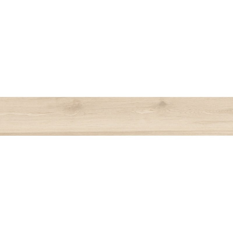 Mexen Hirera Avorio grès émaillé rectifié G1, carreau effet bois sol/mur 120 x 20 cm, mat - TL611-120-020-00