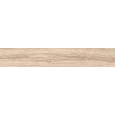 Mexen Hirera Grès beige émaillé rectifié G1, carreau effet bois pour sol et mur 120 x 20 cm, mat - TL611-120-020-01