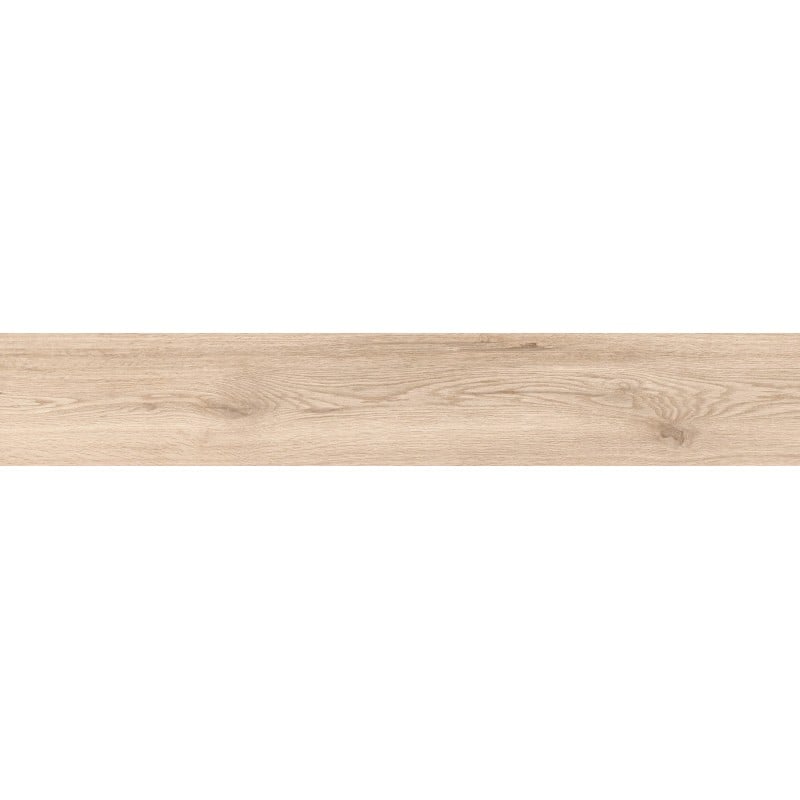 Mexen Hirera Grès beige émaillé rectifié G1, carreau effet bois pour sol et mur 120 x 20 cm, mat - TL611-120-020-01