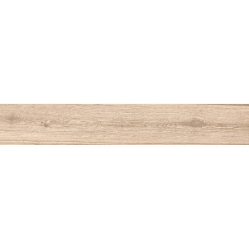 Mexen Hirera Grès beige émaillé rectifié G1, carreau effet bois pour sol et mur 120 x 20 cm, mat - TL611-120-020-01