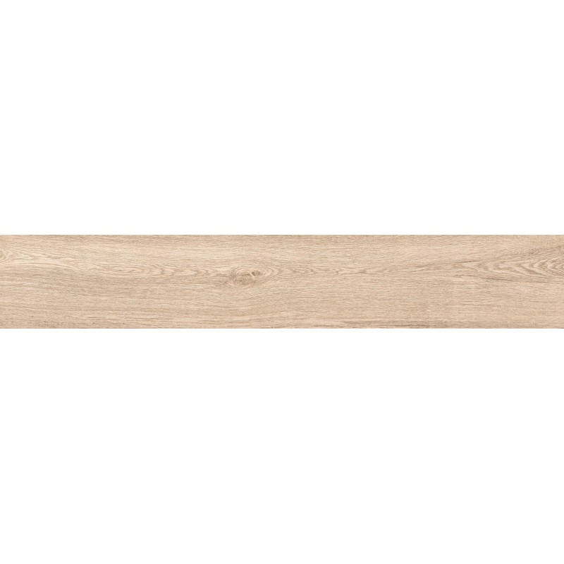 Mexen Hirera Grès beige émaillé rectifié G1, carreau effet bois pour sol et mur 120 x 20 cm, mat - TL611-120-020-01