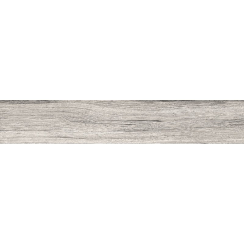 Mexen Hirera Grès gris émaillé rectifié G1, carreau effet bois pour sol et mur 120 x 20 cm, mat - TL611-120-020-03