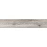 Mexen Hirera Grès gris émaillé rectifié G1, carreau effet bois pour sol et mur 120 x 20 cm, mat - TL611-120-020-03