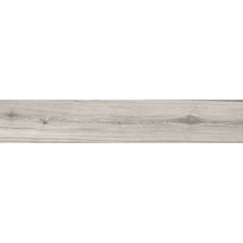 Mexen Hirera Grès gris émaillé rectifié G1, carreau effet bois pour sol et mur 120 x 20 cm, mat - TL611-120-020-03